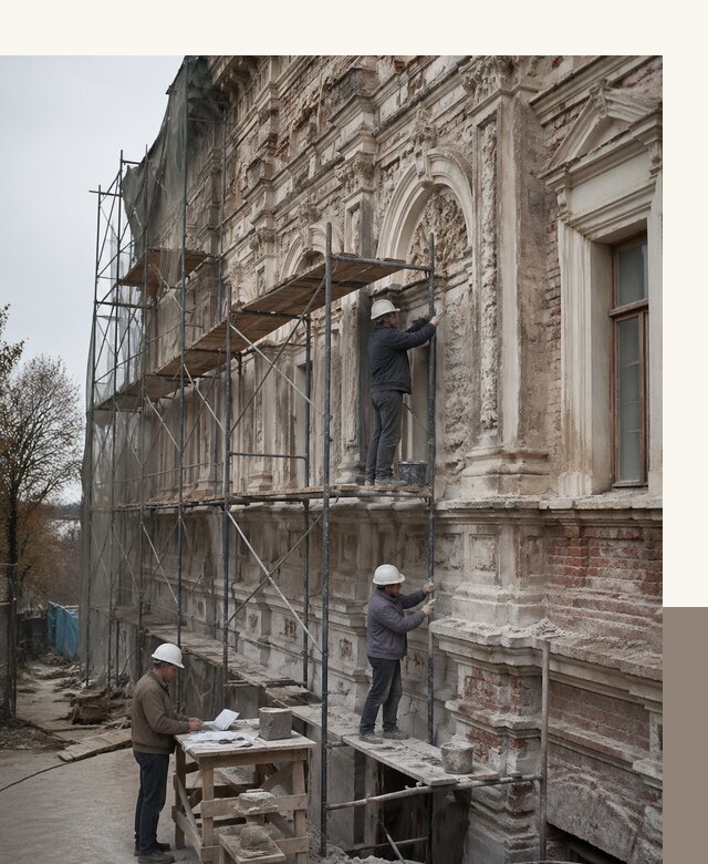 Реставрация объектов культурного наследия под ключ в Бугуруслане